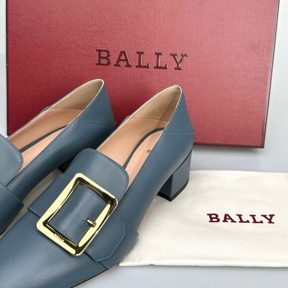 NIB Bally buckled leather pumps Size 8.5 - Picture 4 of 14